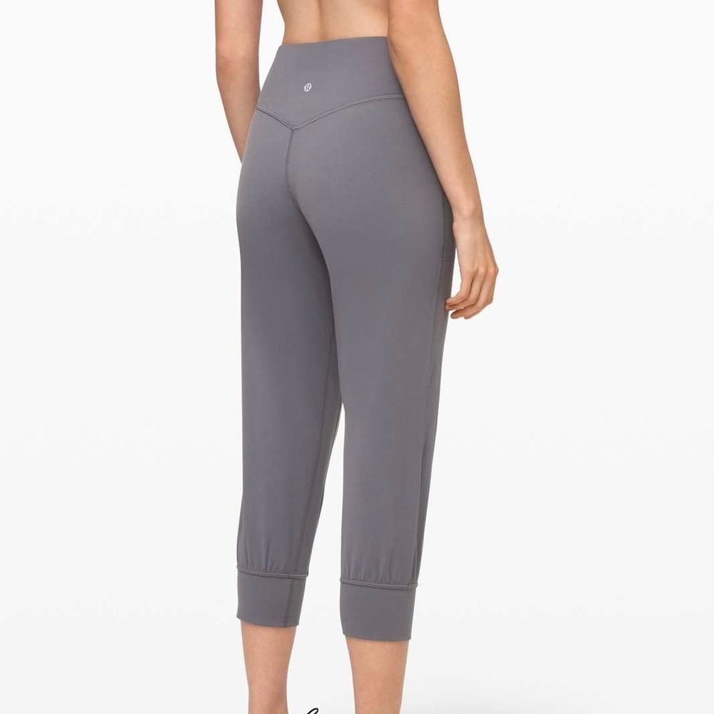 Lululemon Align Jogger Grey Nulu High Rise Tapered Yoga Pants Size 2